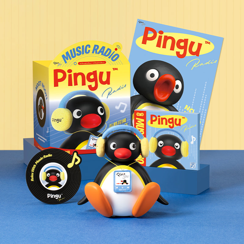 MarTUBE®︎ Pingu Music-playing Head-shaking Bluetooth Speaker
